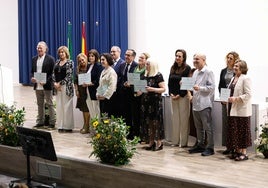 Entrega de diplomas a los docentes que se jubilan este curso en Málaga.