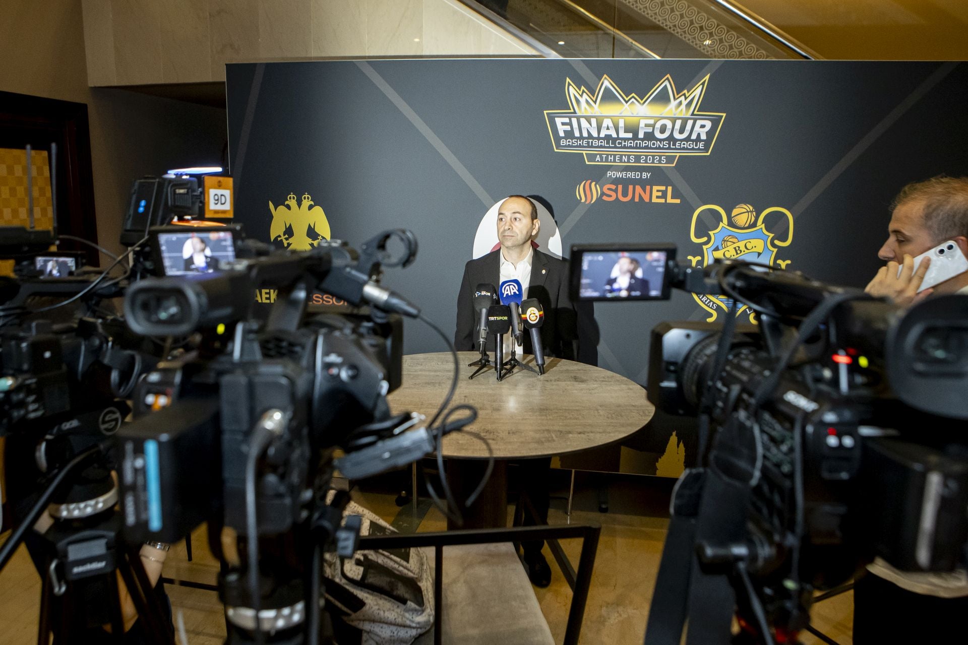 La presentación en Atenas de la Final Four de la BCL, en fotos