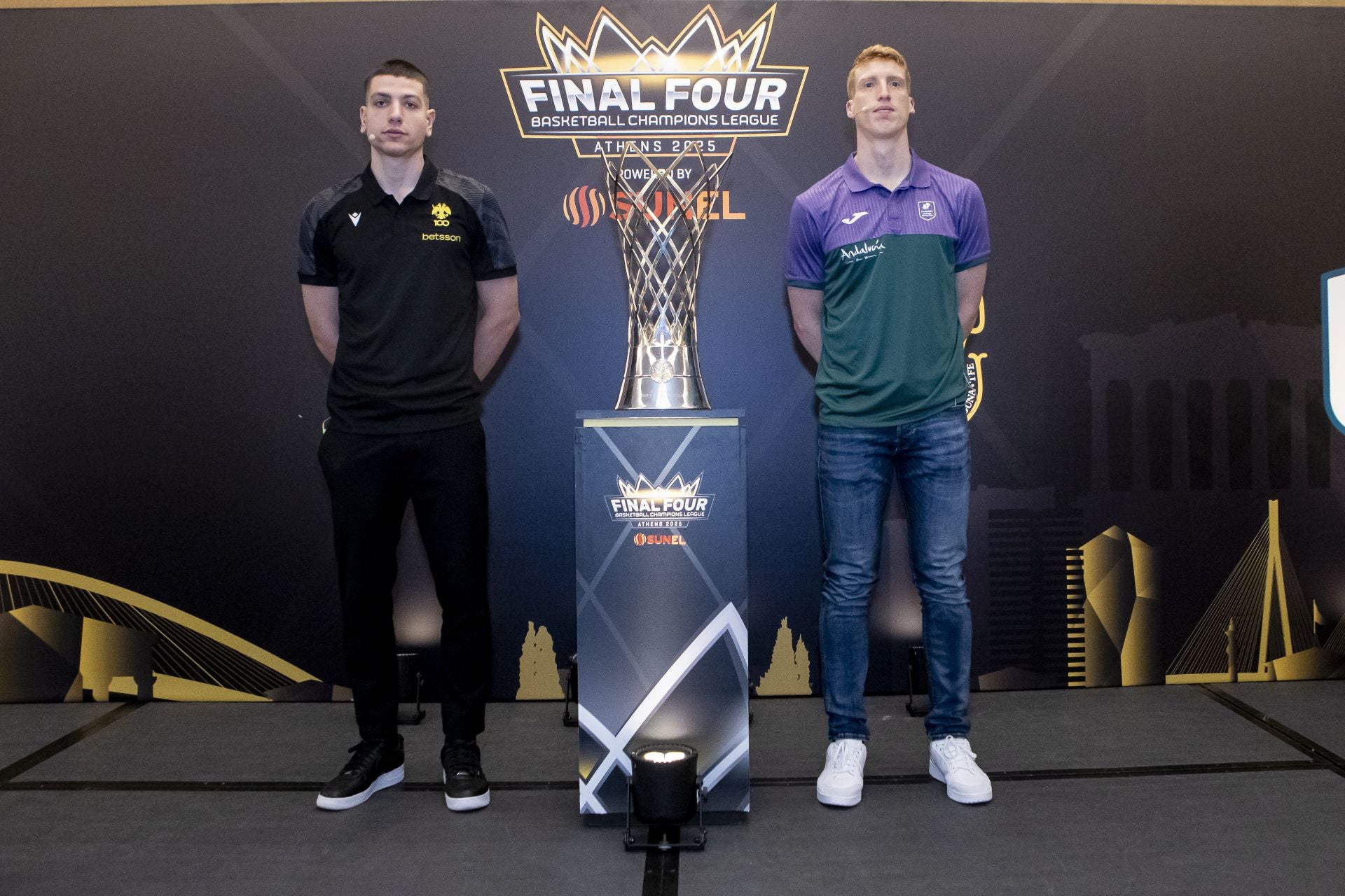La presentación en Atenas de la Final Four de la BCL, en fotos