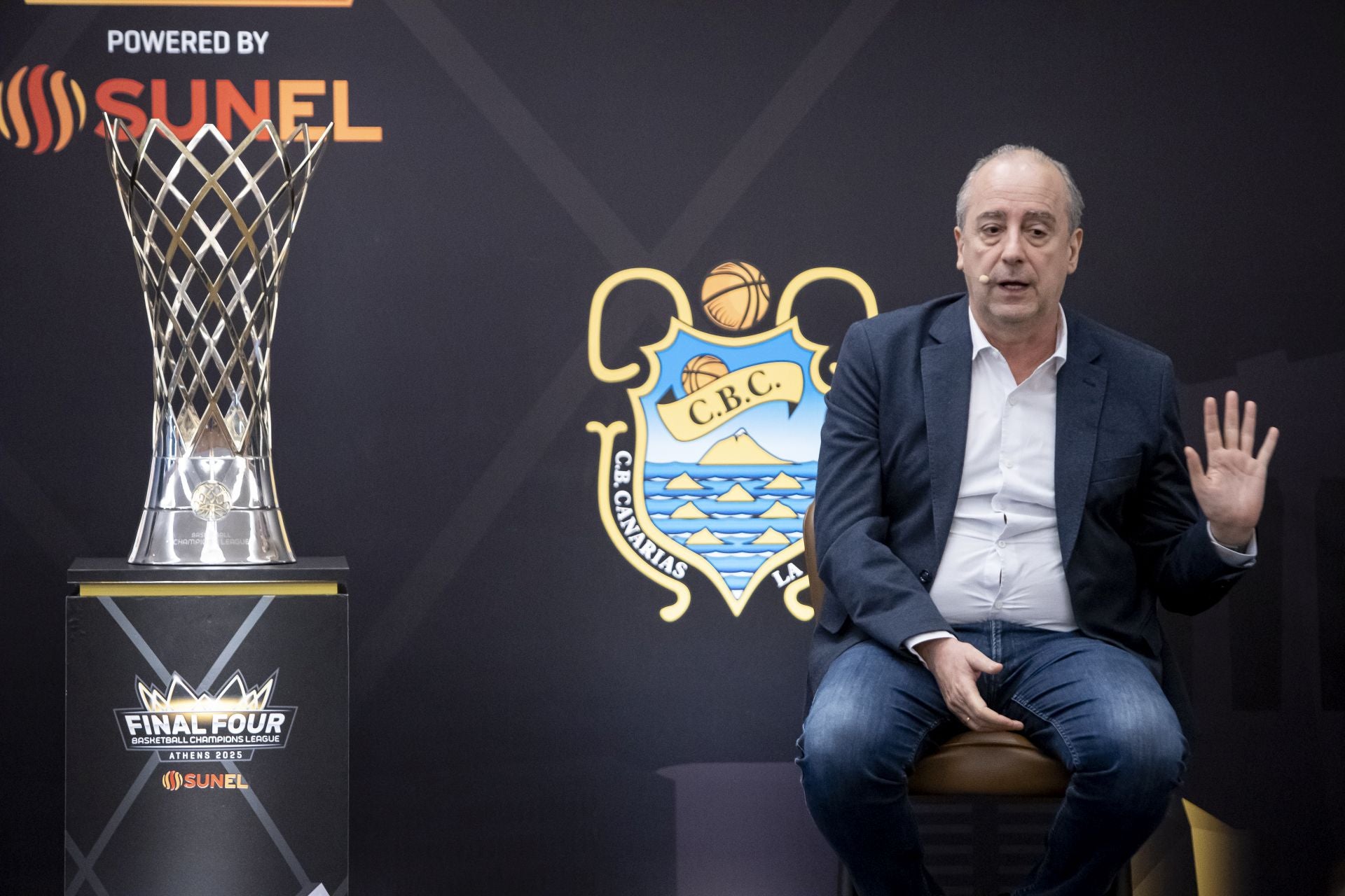 La presentación en Atenas de la Final Four de la BCL, en fotos