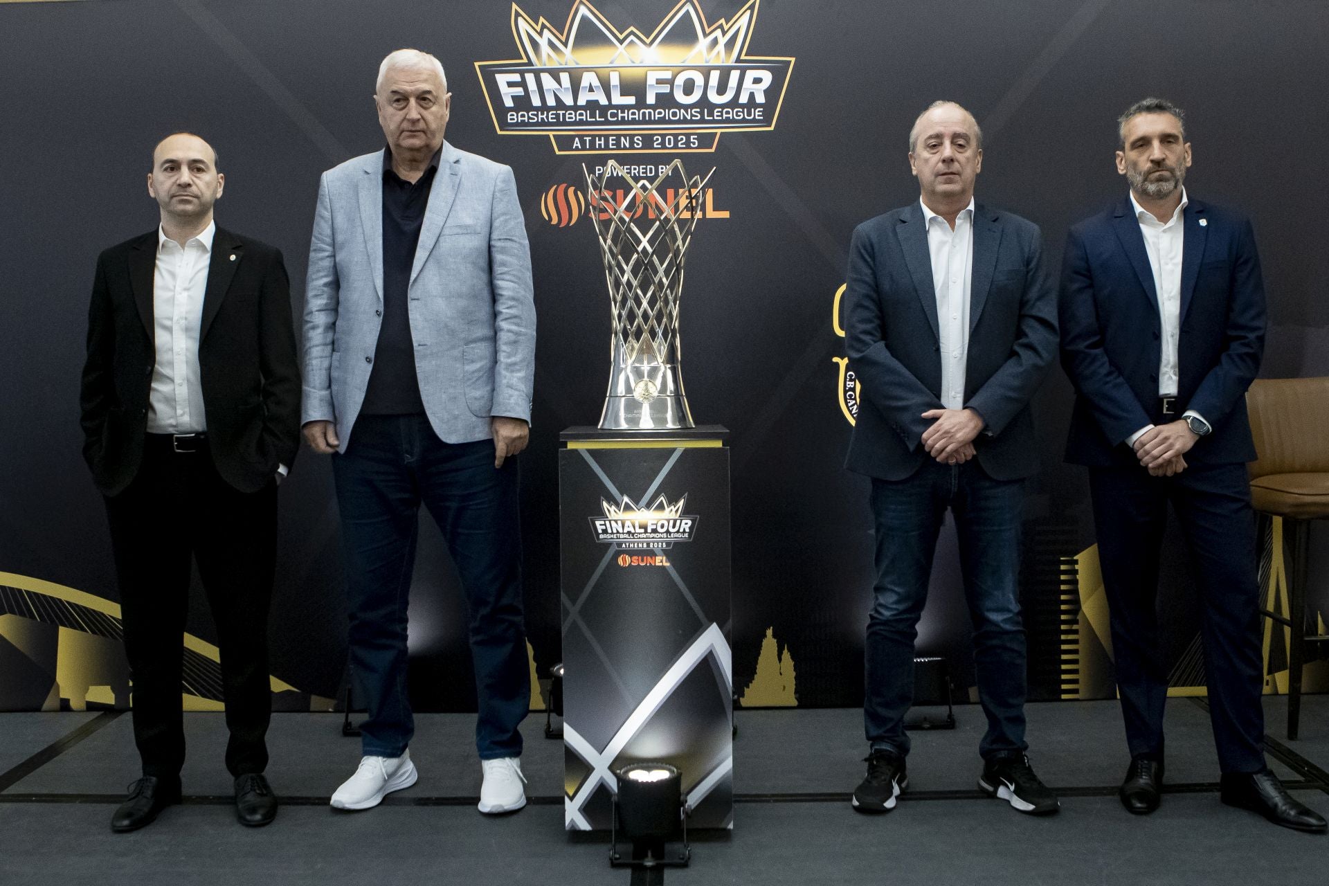La presentación en Atenas de la Final Four de la BCL, en fotos