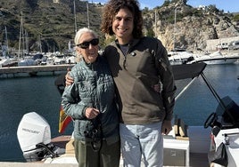 Jane Goodall y Charlie Sarria.