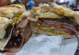Una de las muchas versiones del bocadillo de escombros.