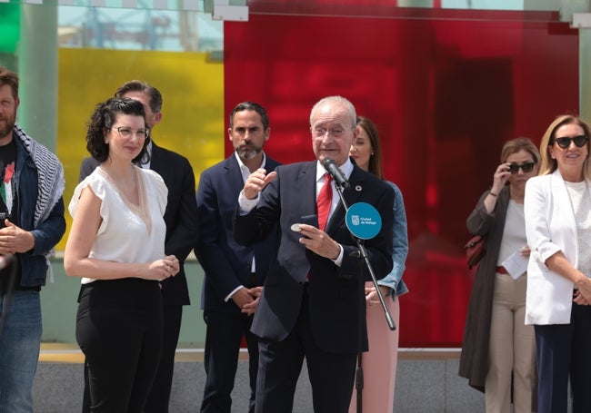 De la Torre, durante su intervención.