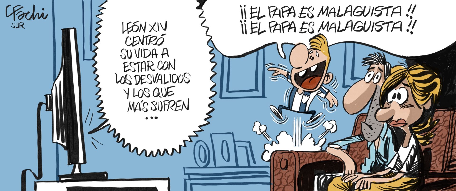 La actualidad deportiva del mes de mayo, en las viñetas de Pachi