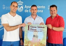 Momento de la presentación de la I Carrera Solidaria de la Hermandad Santa María de los Remedios.