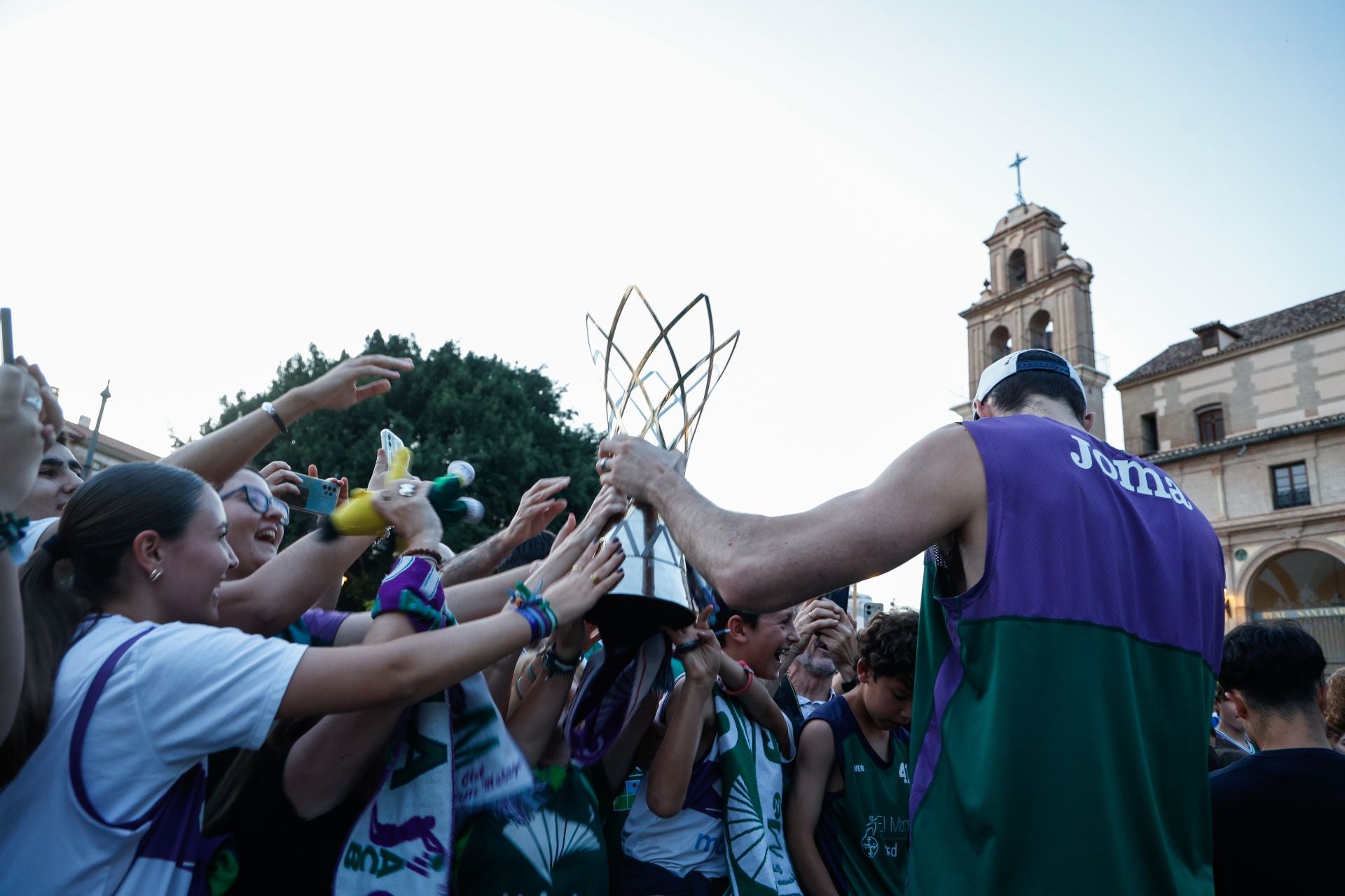 La fiesta de la Champions en Málaga
