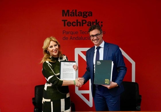 Carolina España, consejera de Economía, Hacienda y Fondos Europeos de la Junta, y el vicepresidente del Gobierno balear, Antoni Costa.