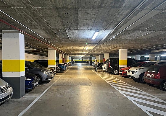 Aparcamiento de Pueblosol.