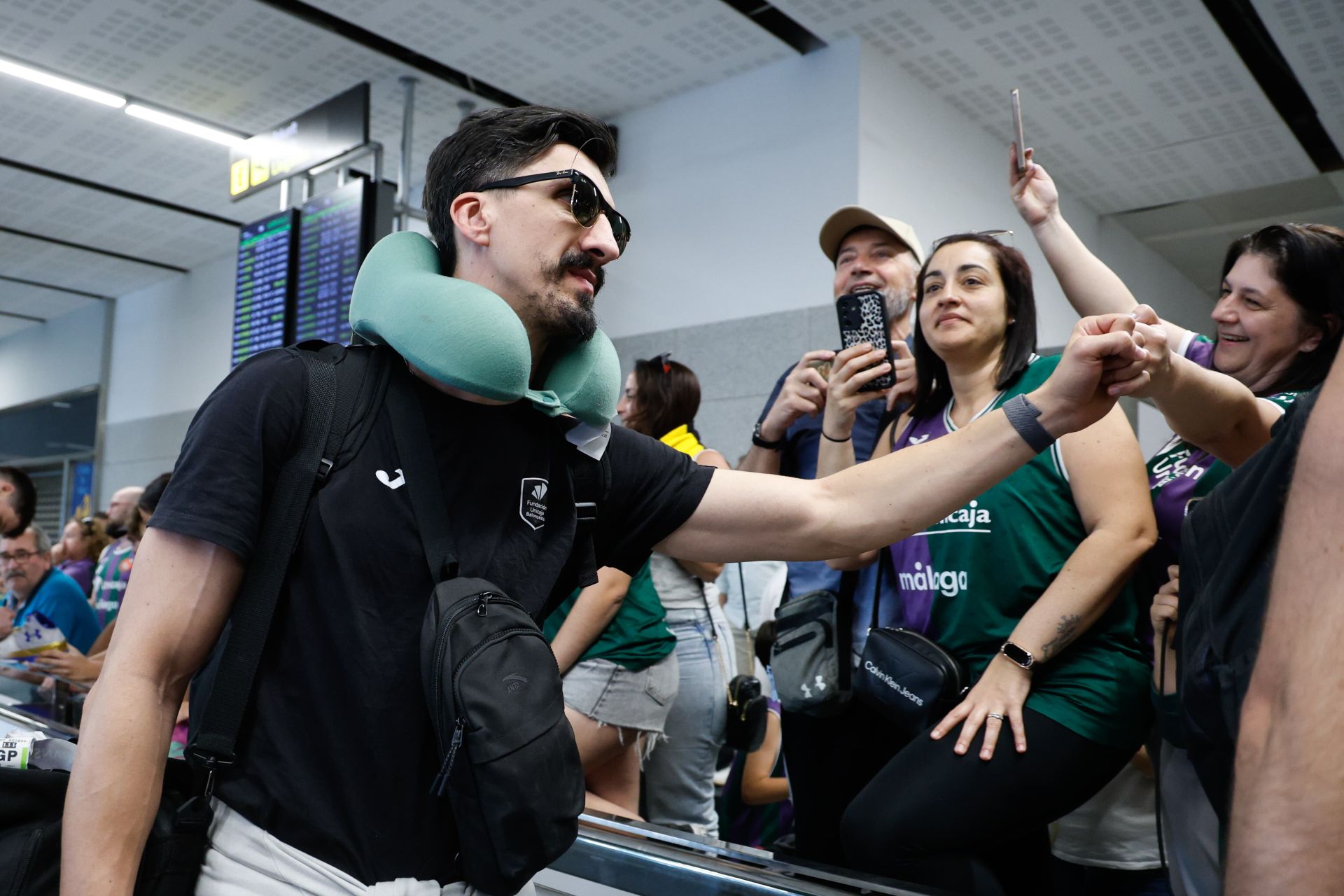 La fiesta de la Champions en Málaga