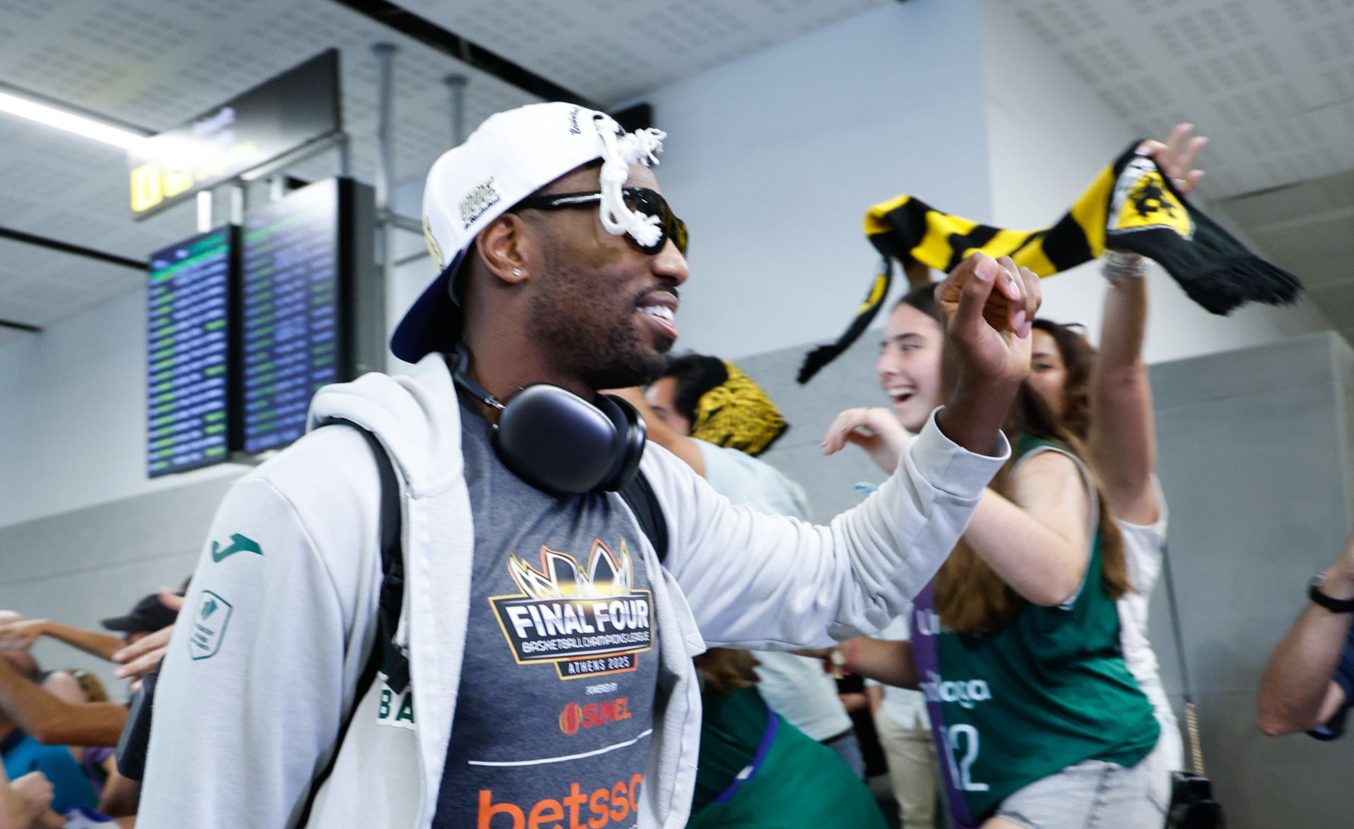 La fiesta de la Champions en Málaga