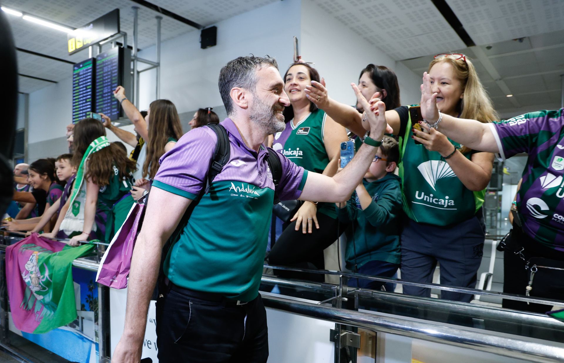La fiesta de la Champions en Málaga
