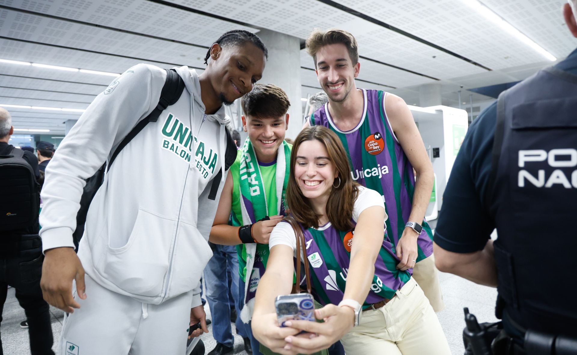 La fiesta de la Champions en Málaga