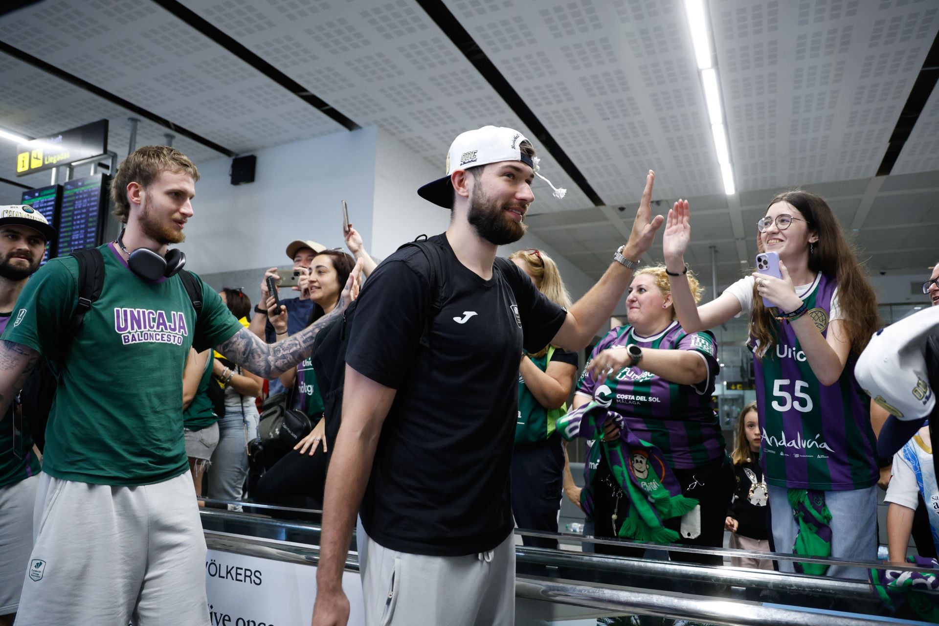 La fiesta de la Champions en Málaga