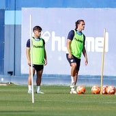 Rubén Sánchez, Recio y Chupete, durante la sesión del martes.
