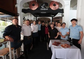 José, Alejandro, Hilario, Ángel, Paco, Marina, Salva, Sergio, Carlos, Ignacio, Abraham y Canca