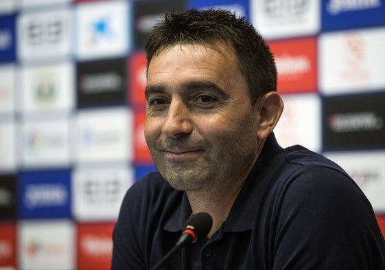 Asier Garitano, entrenador del Sporting.