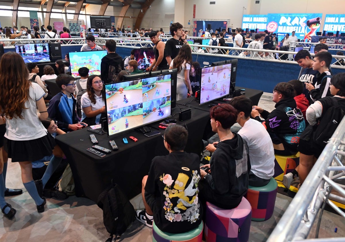 Jugadores en el 'Play Marbella Game Fest'.