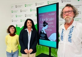 Acto de presentación de la iniciativa cultural en el Ayuntamiento veleño.