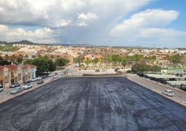 Aparcamiento de unos 3.000 metros en la Estación de Cártama.
