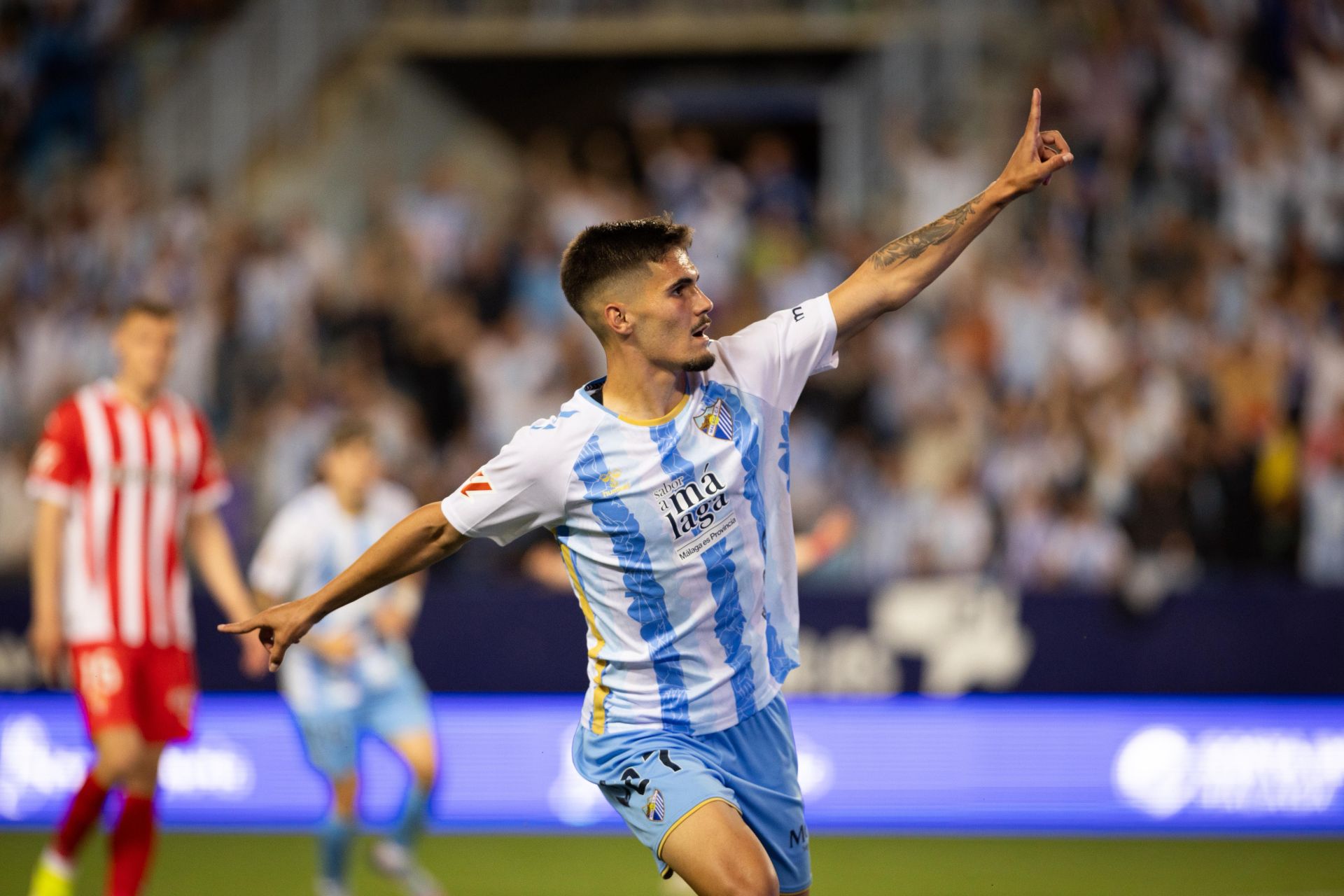 Las mejores imágenes del Málaga-Sporting