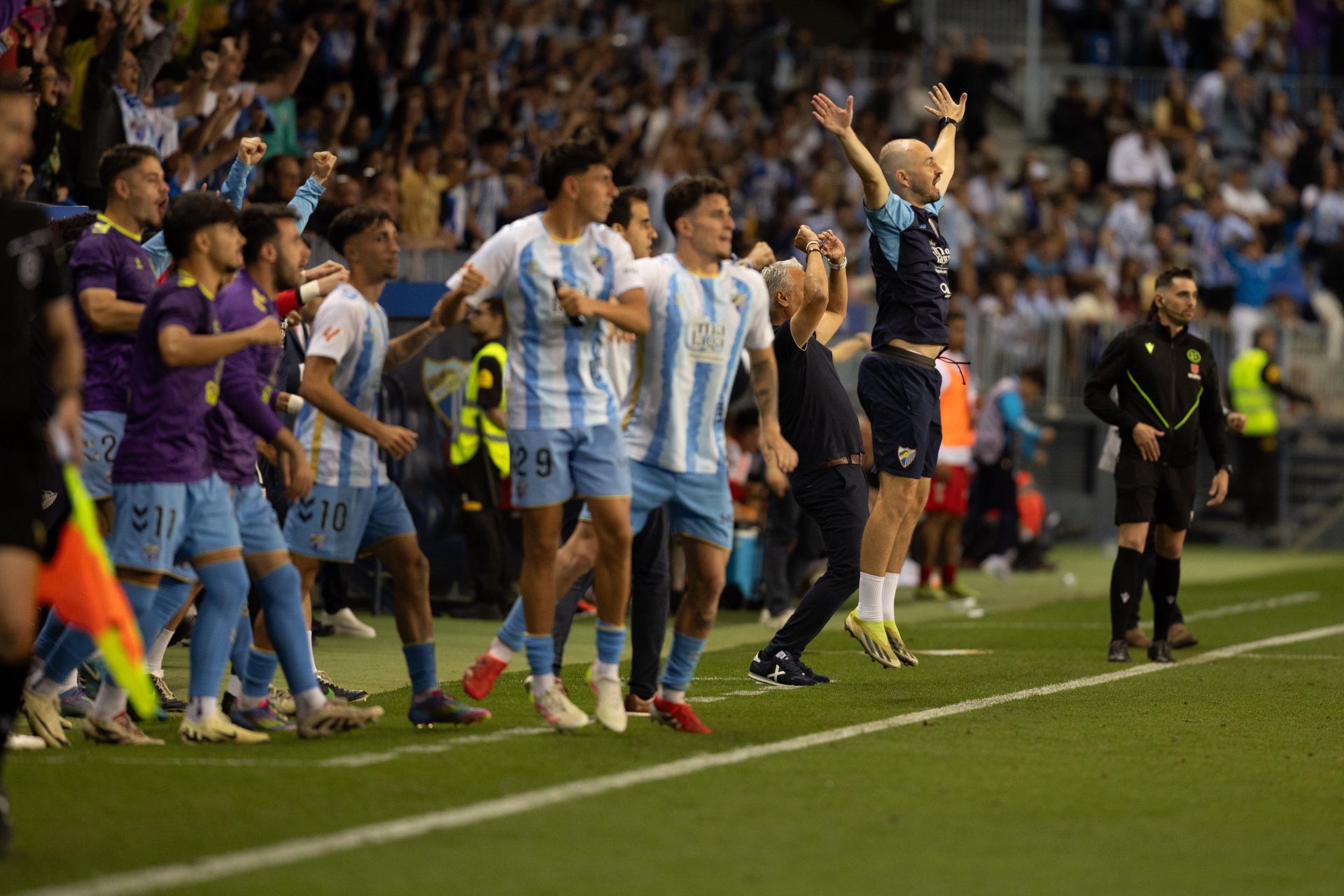 Las mejores imágenes del Málaga-Sporting