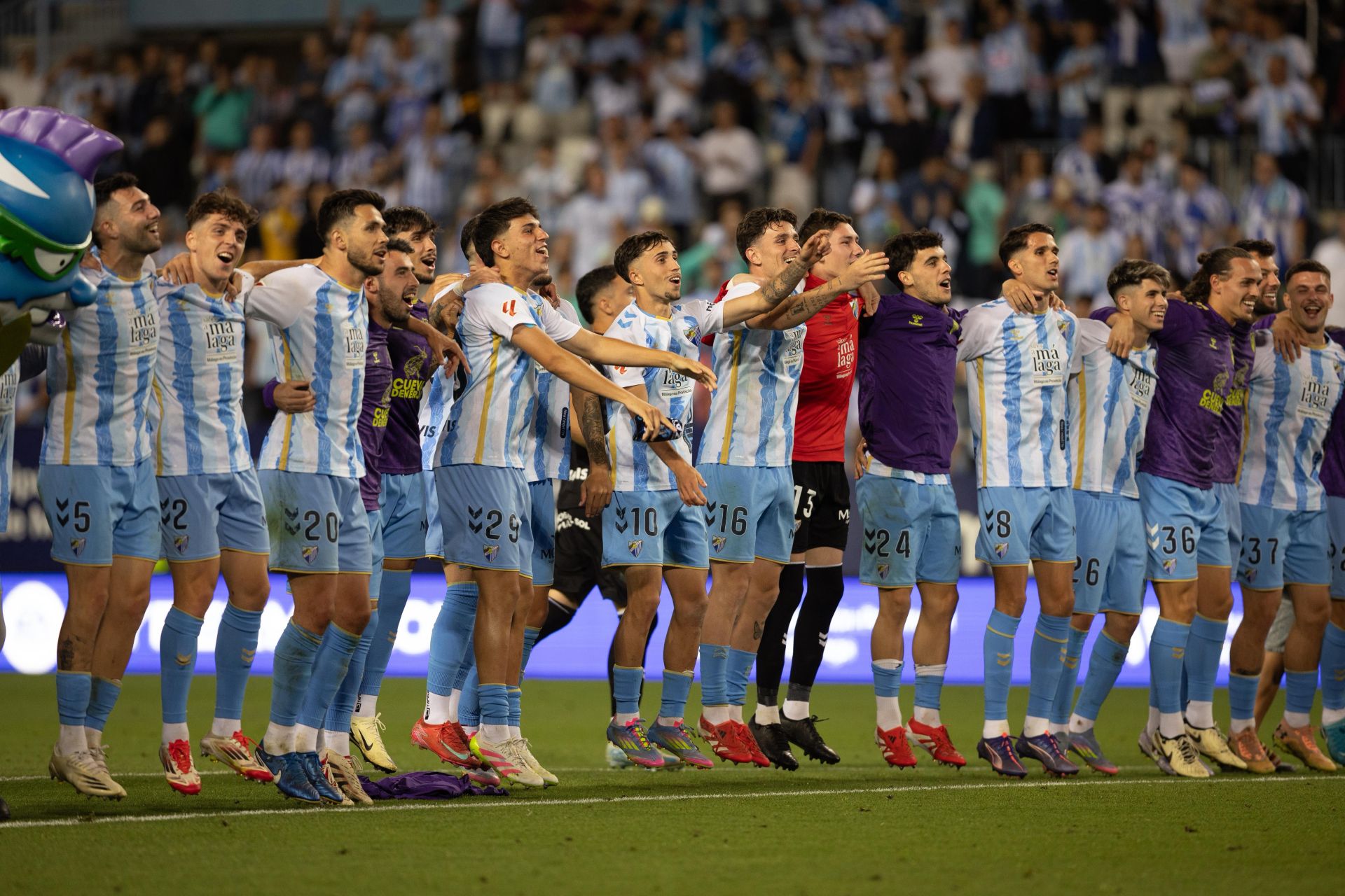 Las mejores imágenes del Málaga-Sporting