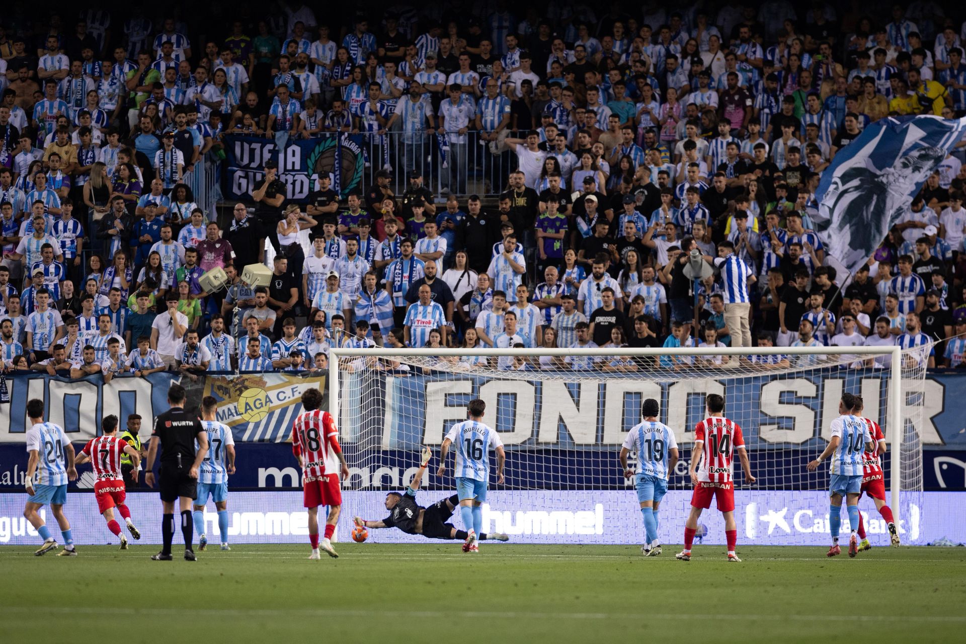 Las mejores imágenes del Málaga-Sporting