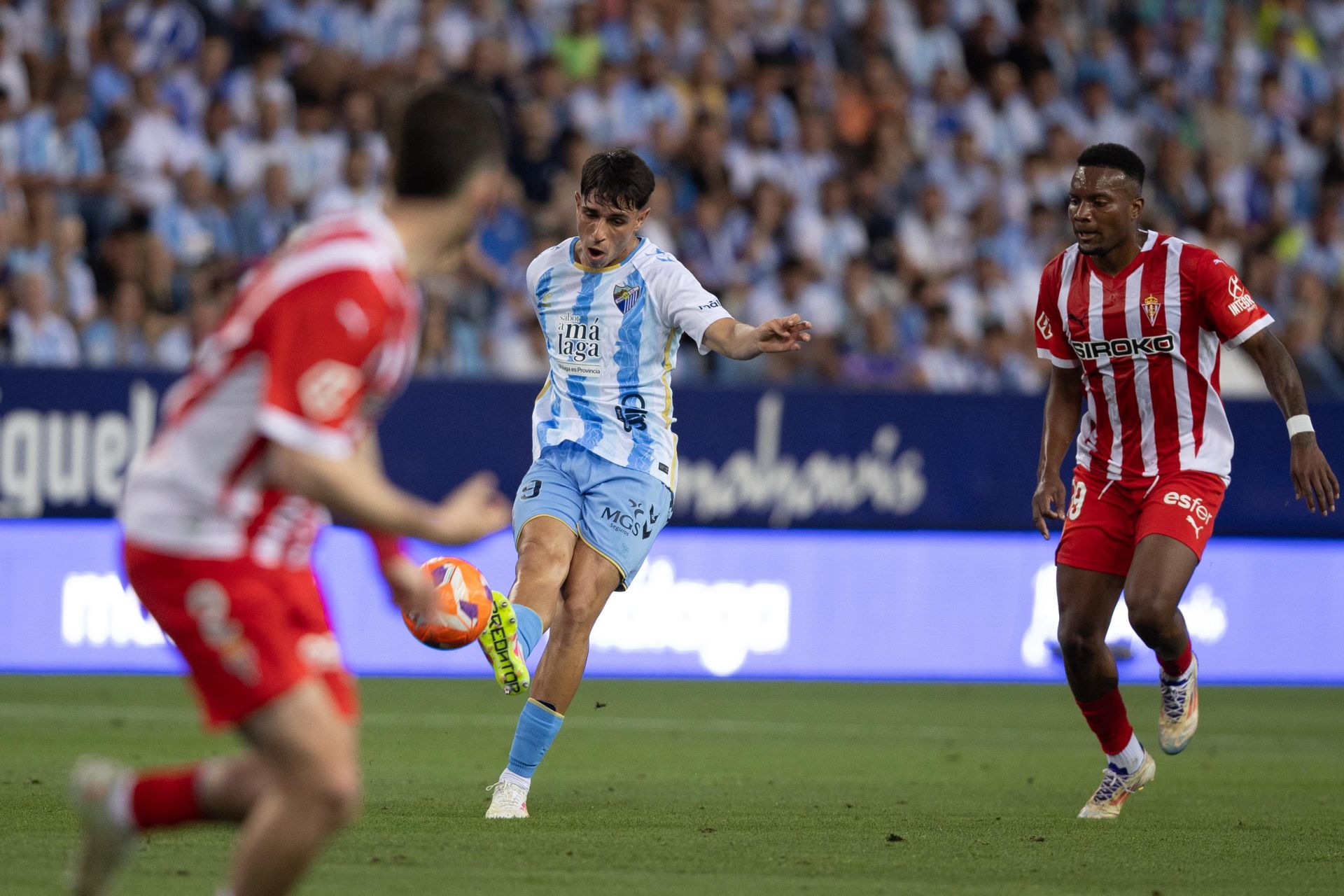 Las mejores imágenes del Málaga-Sporting