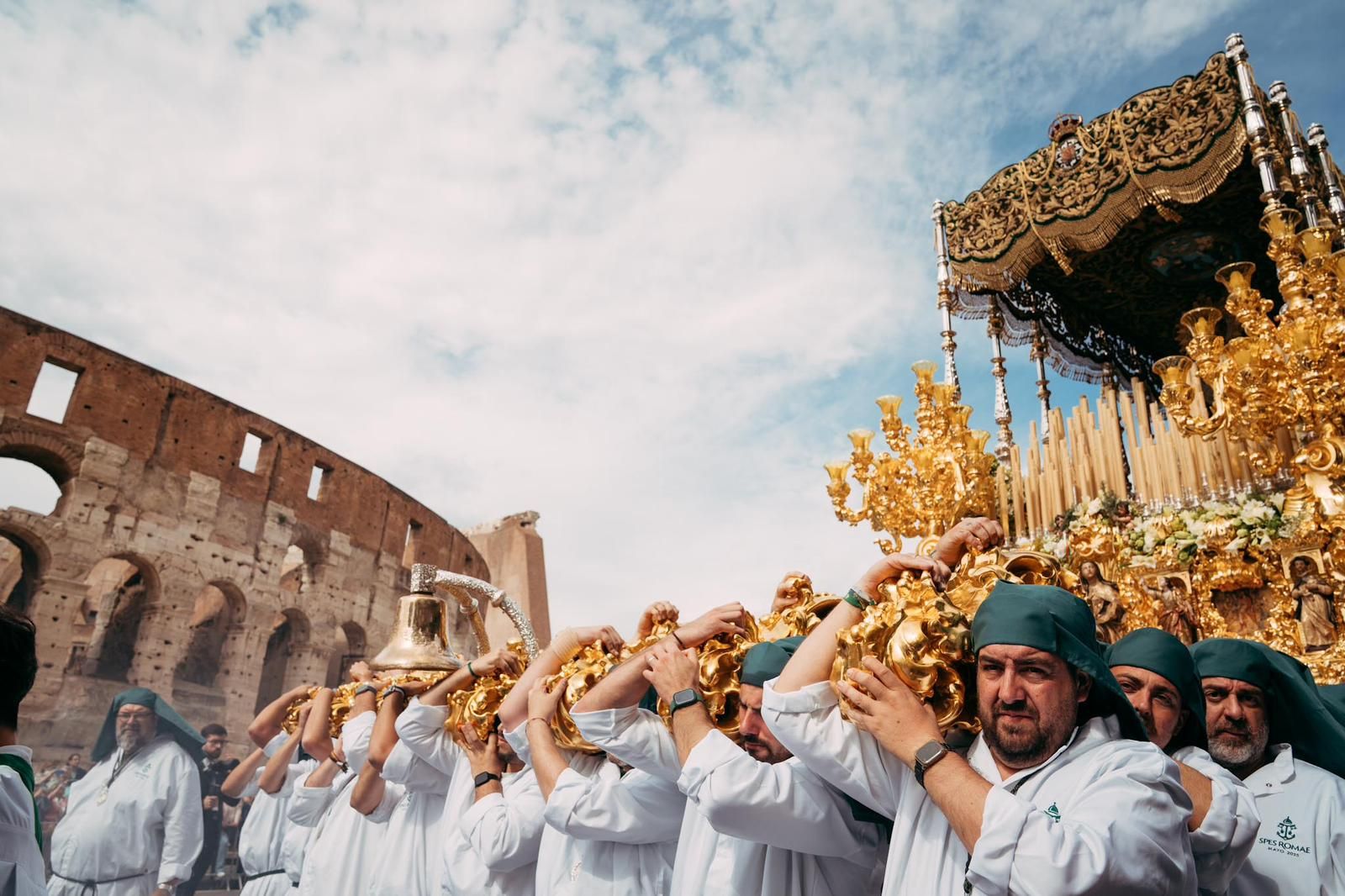 La Gran Procesión de la Esperanza en Roma, en imágenes