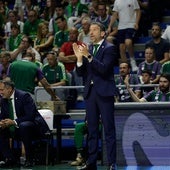Ibon Navarro, durante el partido ante el UCAM Murcia.