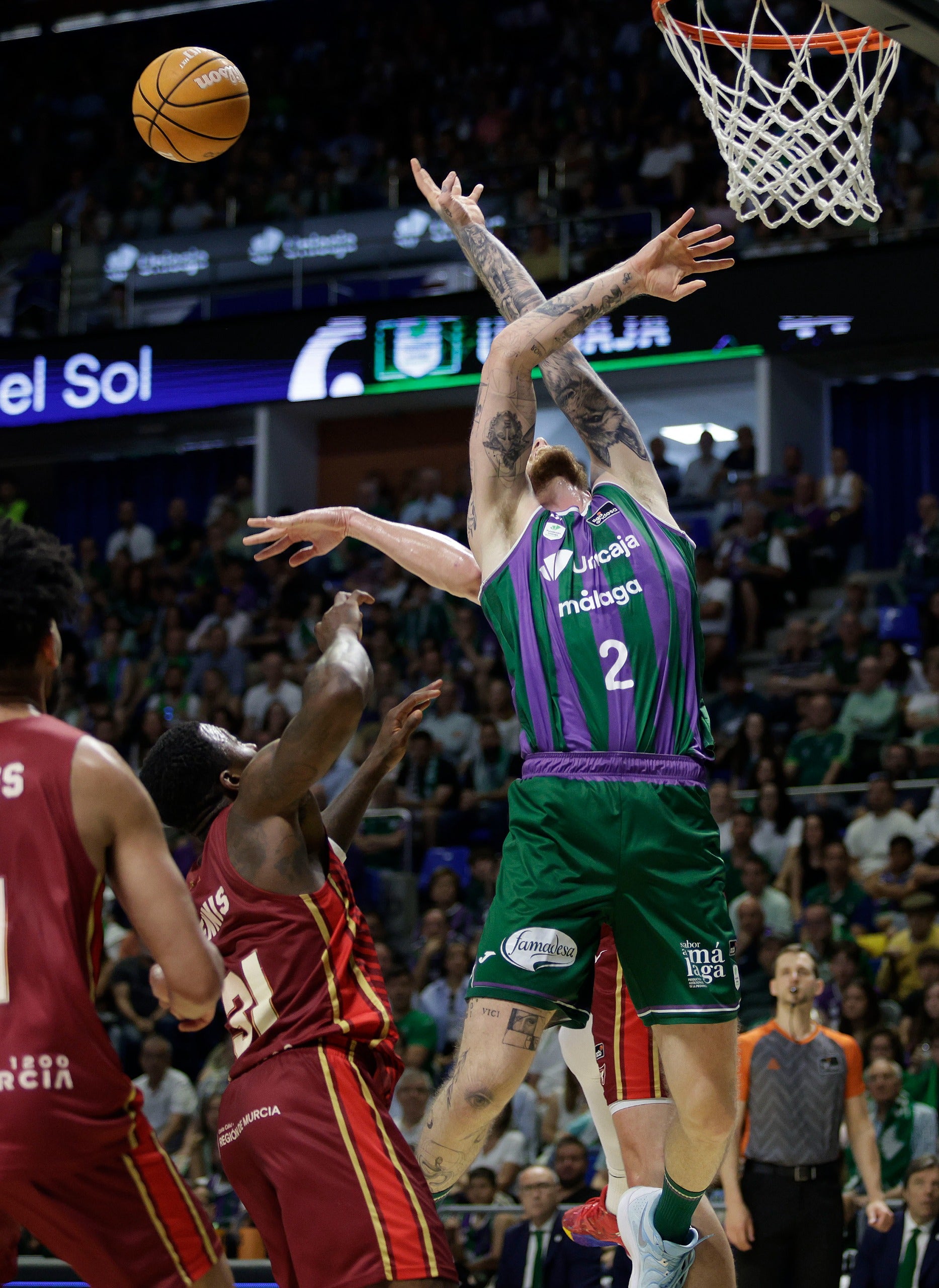 El Unicaja-UCAM, en imágenes