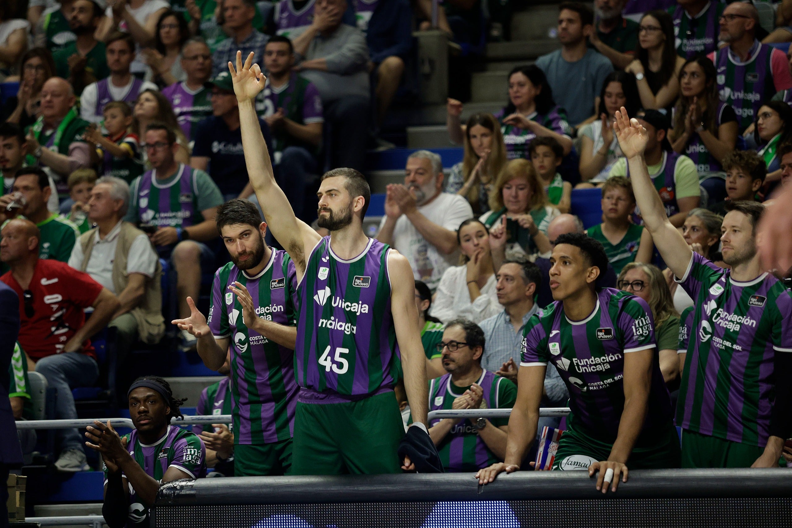 El Unicaja-UCAM, en imágenes
