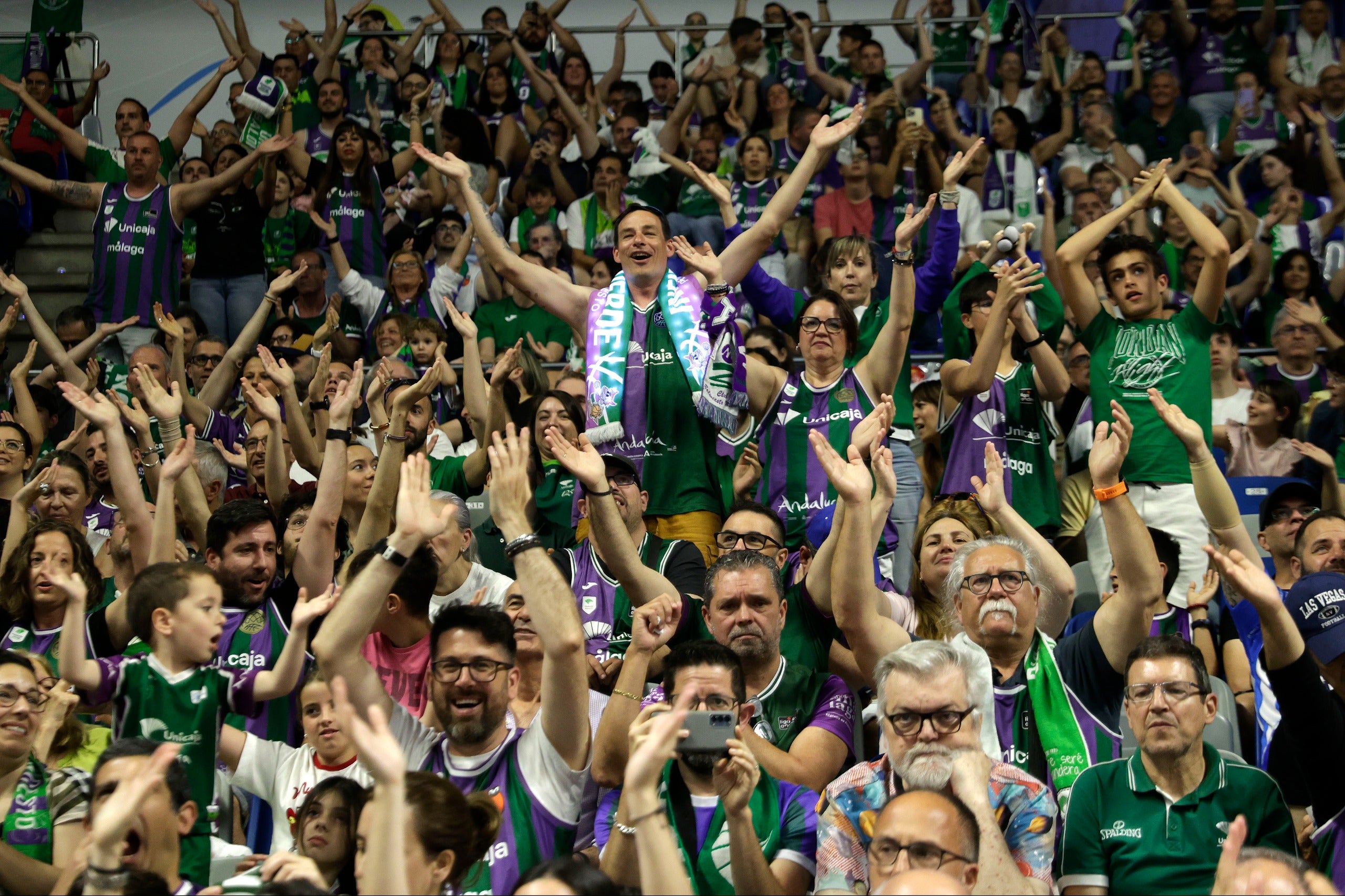 El Unicaja-UCAM, en imágenes