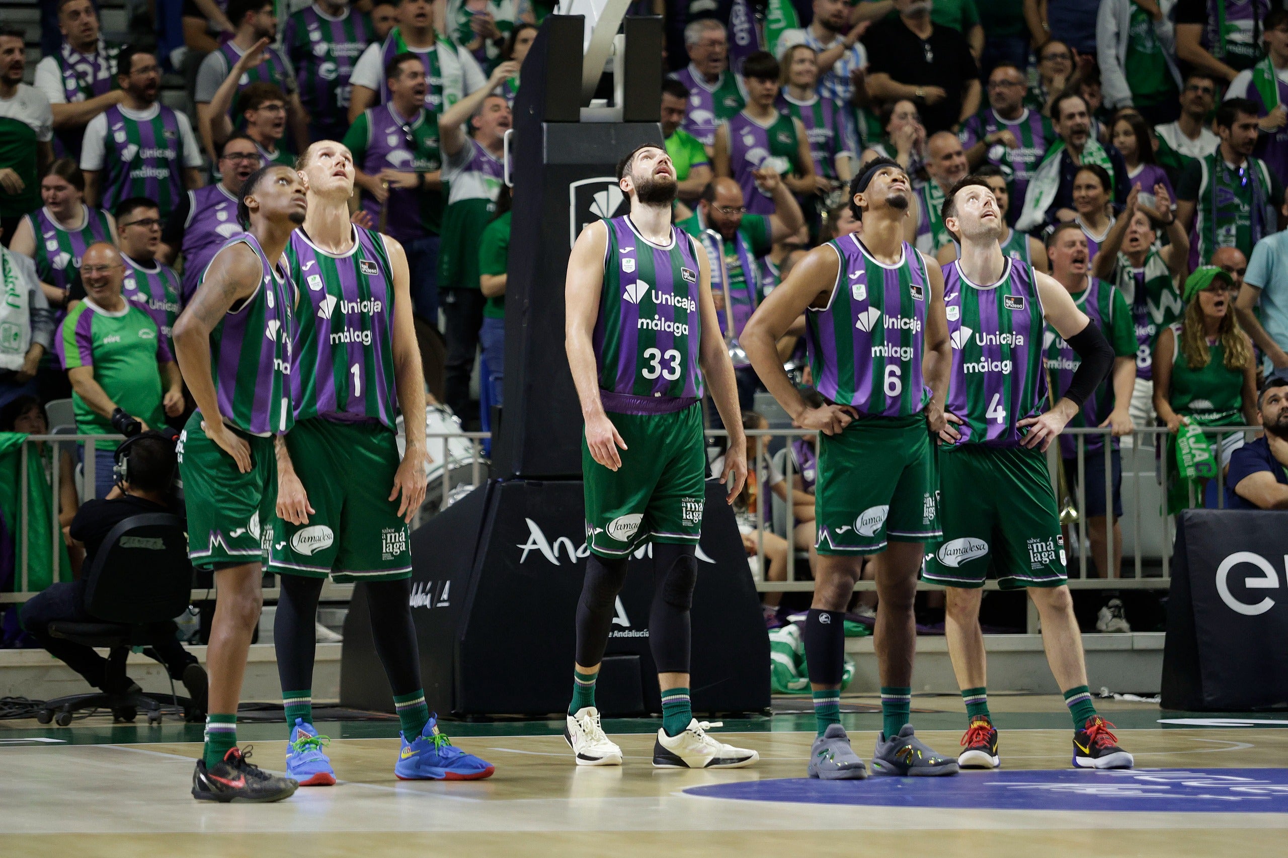 El Unicaja-UCAM, en imágenes