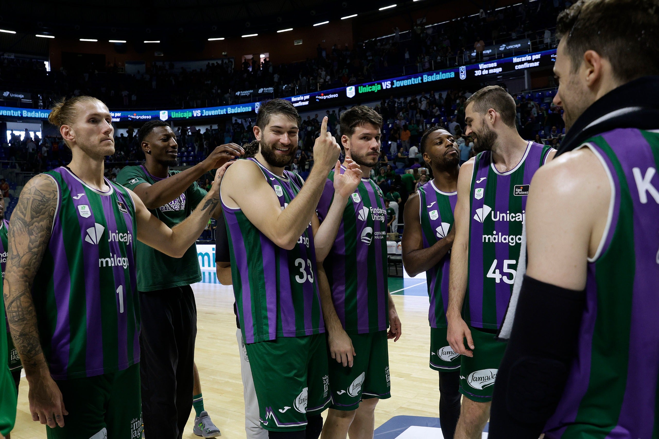 El Unicaja-UCAM, en imágenes