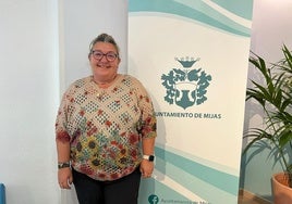 La concejal de Mayores, Silvia Marín, durante la presentación de la iniciativa.