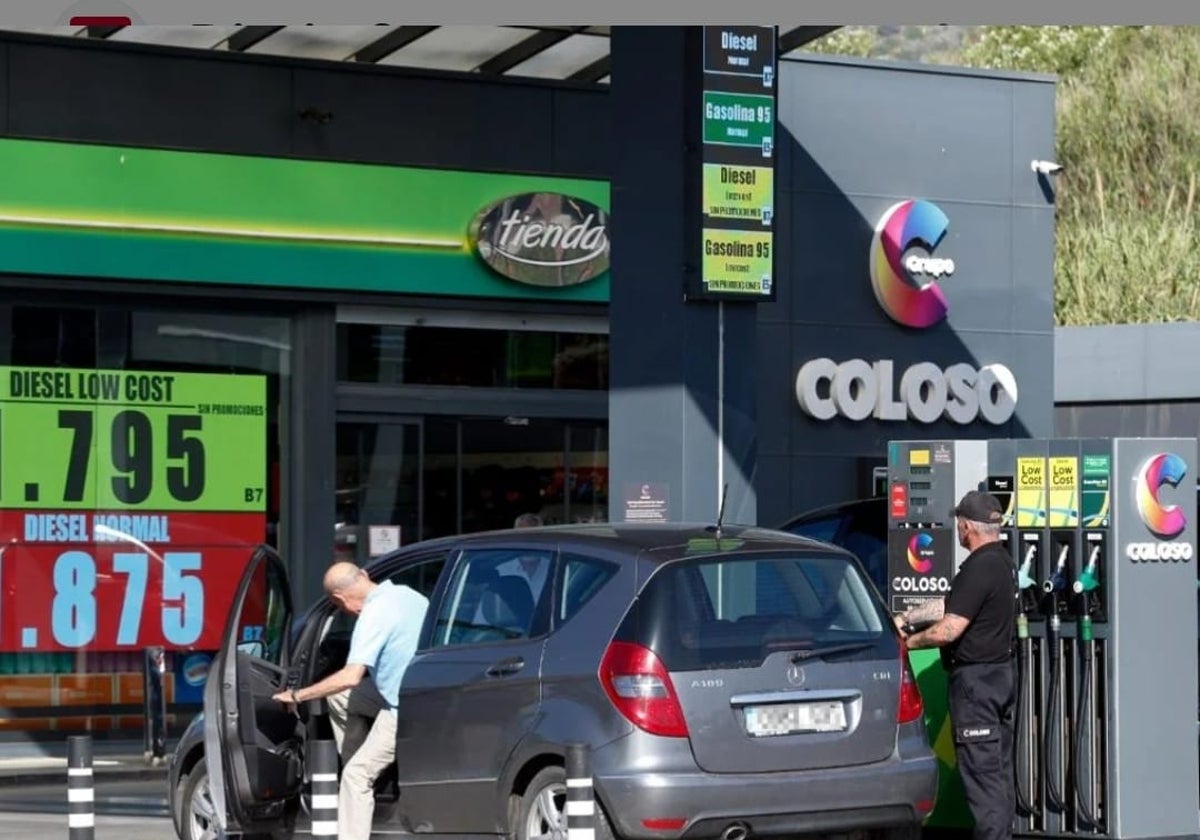 Gasolinera en la que ocurrieron los hechos.
