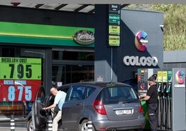 Gasolinera en la que ocurrieron los hechos.