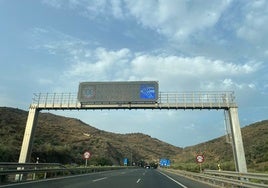 Imagen de archivo de la A-7 a su paso por Torrox.
