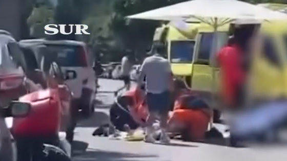 Un accidente de tráfico en Teatinos con tres motos implicadas deja tres heridos