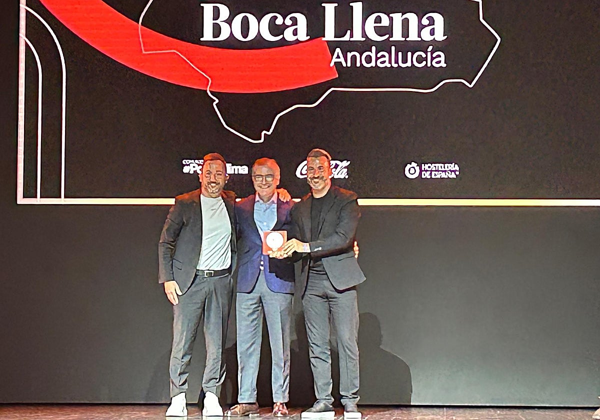 Un momento de la entrega de premios.