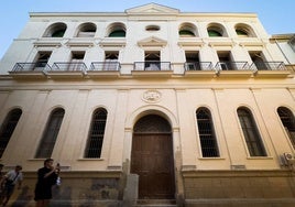 La fachada del antiguo convento de San Agustín ya muestra su rehabilitación.