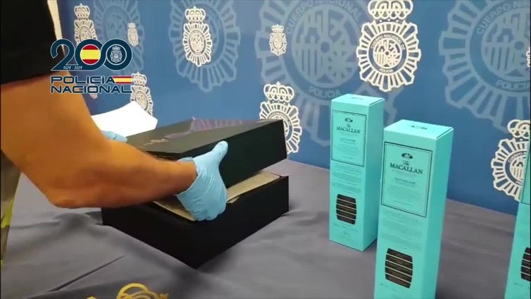 Detienen a una pareja por robar a un familiar botellas de whisky de lujo valoradas en más de 170.000 euros para revenderlas en internet
