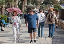 Giro del tiempo: hasta diez grados menos y posibles lluvias este viernes en Málaga
