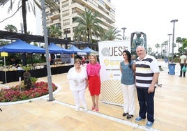La concejala de Comercio, María José Figueira, en la inauguración.