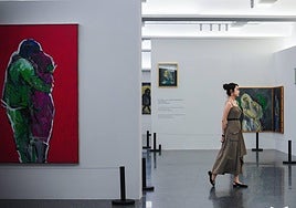 La obra del malagueño Jorge Rando, en el museo Jiushi de Shanghai.