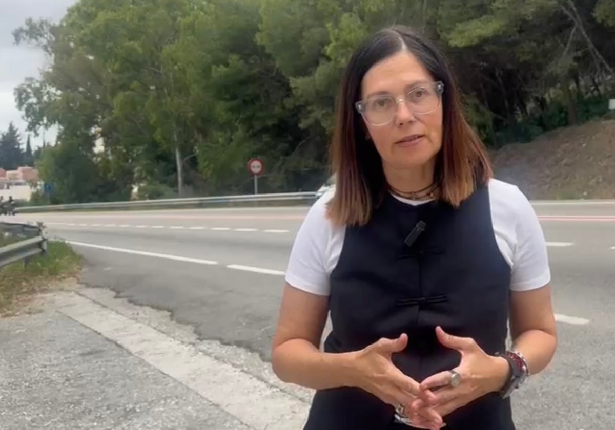 La portavoz socialista, Isabel Pérez.