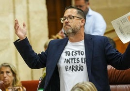 José Ignacio García, portavoz de Adelante e impulsor de la proposición de ley.