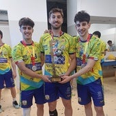 Álex Díaz, Dani Palomeque y Víctor Morales.